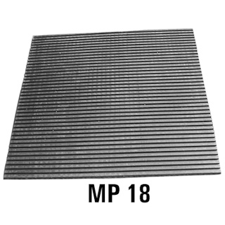 Trillingsdempermat rubber  MP-18 457 x 457 x 9,5mm 35kg/cm2