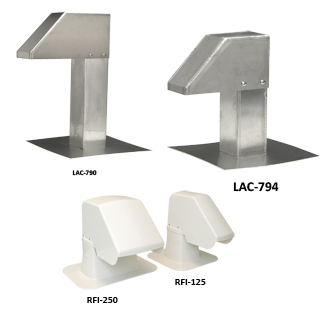 Dakdoorvoer LAC-794 aluminium 80x80x275 mm 1 uitgang