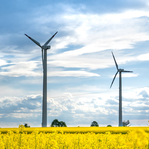 Windmolens voor groene energie