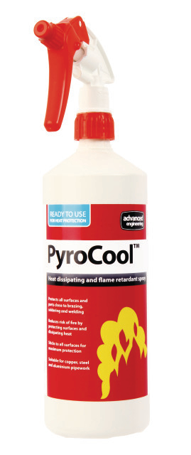 Gel PyroCool 1ltr spray fles hitte verdrijvend/beschermend